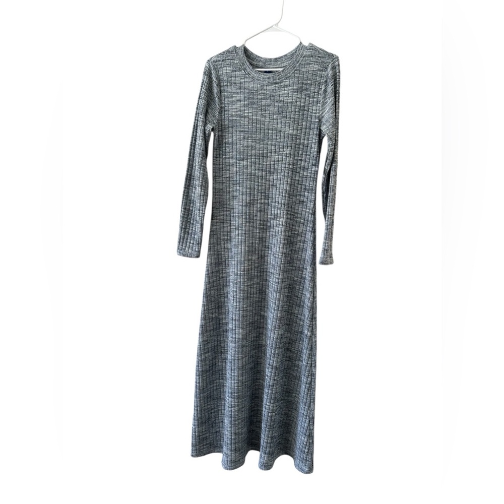 Old Navy grey and White Knit Dress